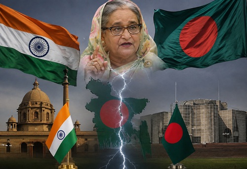 হাসিনার ভার্চুয়াল বক্তব্যে ঢাকা-দিল্লি সম্পর্কে নতুন উত্তেজনা