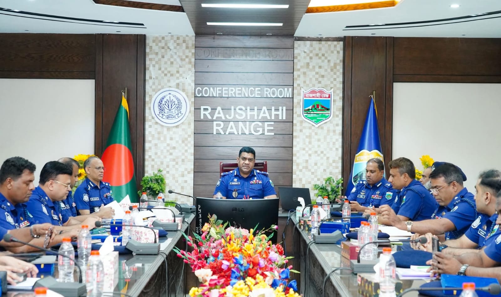 রাজশাহী রেঞ্জের জুলাই-২০২৬ মাসের মাসিক অপরাধ পর্যালোচনা সভায় ডিআইজি মো. আশিক সাঈদ