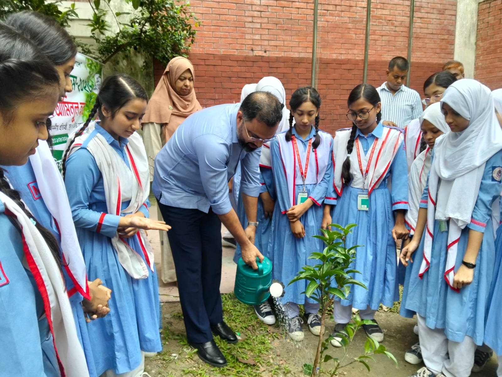 বৃক্ষরোপণ কর্মসূচিতে আমিনুল হক