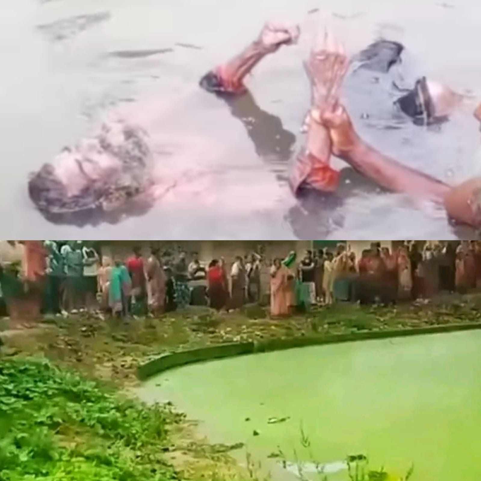 আদমদীঘির পুকুর থেকে অজ্ঞাত ব্যক্তির ভাসমান মরদেহ উদ্ধার।