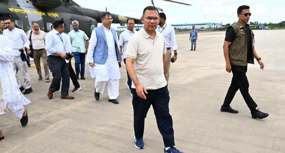 মাতারবাড়ী কয়লা বিদ্যুৎকেন্দ্র পরিদর্শন করছেন প্রধানমন্ত্রী তারেক রহমান