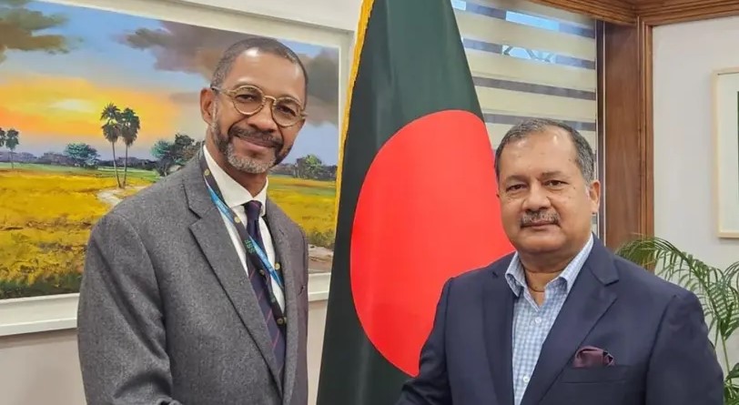 ইউএনডিপির আবাসিক প্রতিনিধি স্টিভেন রড্রিগেসের সঙ্গে বৈঠকে জহির উদ্দিন স্বপন