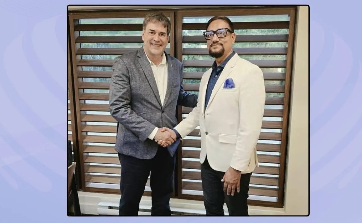 কানাডার সংসদ সদস্য ক্লদ গুয়েরের সঙ্গে চট্টগ্রাম সিটি মেয়র শাহাদাত হোসেনের সাক্ষাৎ