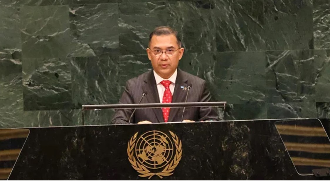 জাতিসংঘ সাধারণ পরিষদের ৮১তম অধিবেশনে ভাষণ দিচ্ছেন প্রধানমন্ত্রী তারেক রহমান
