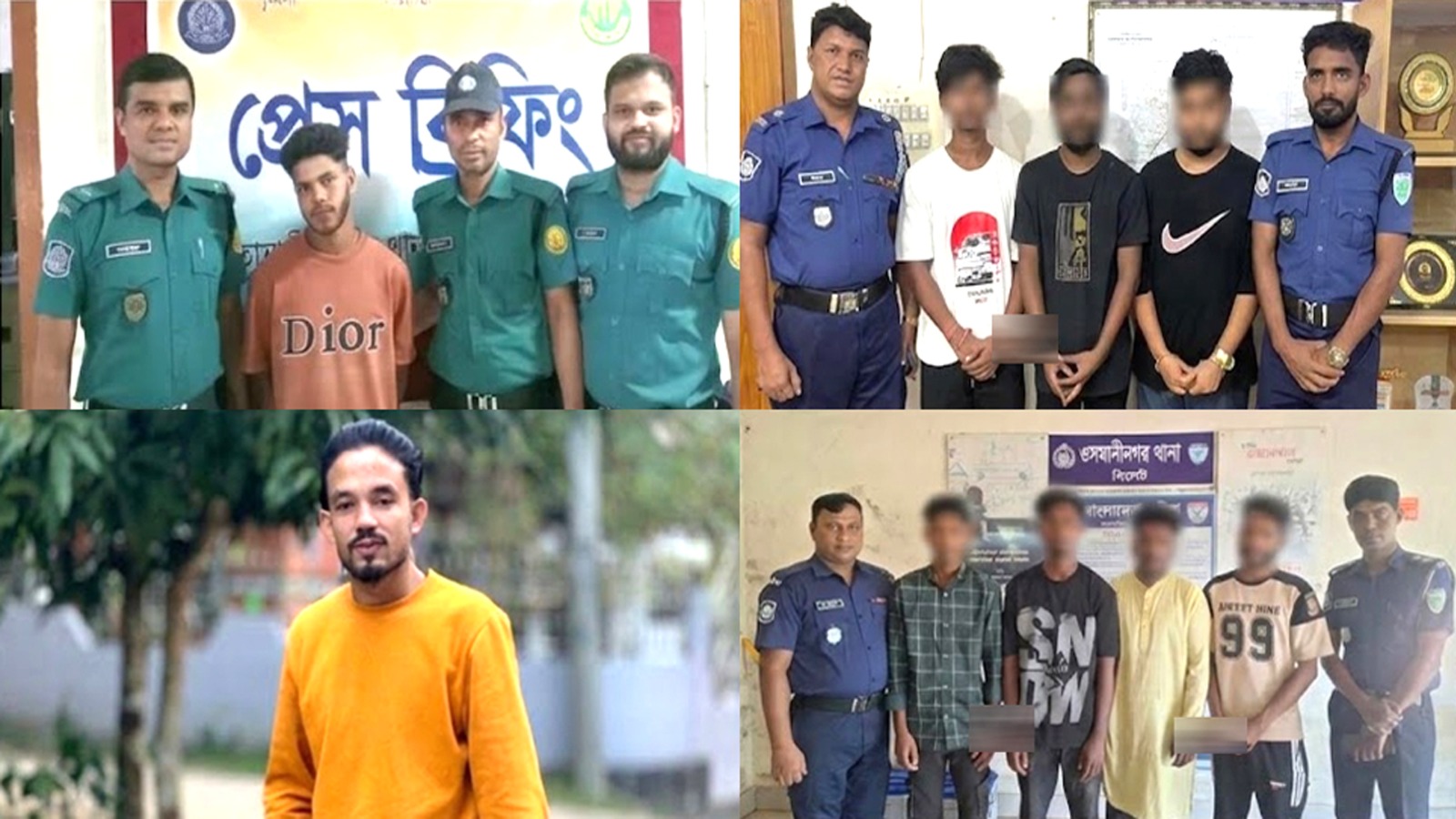 সিলেটে পৃথক অভিযানে ছাত্রলীগের ৯ নেতা-কর্মী আটক