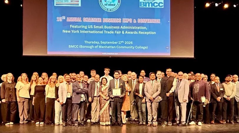 নিউইয়র্কে আন্তর্জাতিক ট্রেড ফেয়ার ও চেম্বার বিজনেস এক্সপোর উদ্বোধনী অনুষ্ঠান