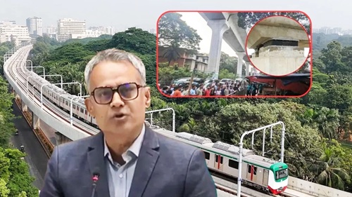 মেট্রোরেলের ৪৬ পিলারে ফাটল, ২৭ বিয়ারিং প্যাডে গুরুতর ত্রুটি