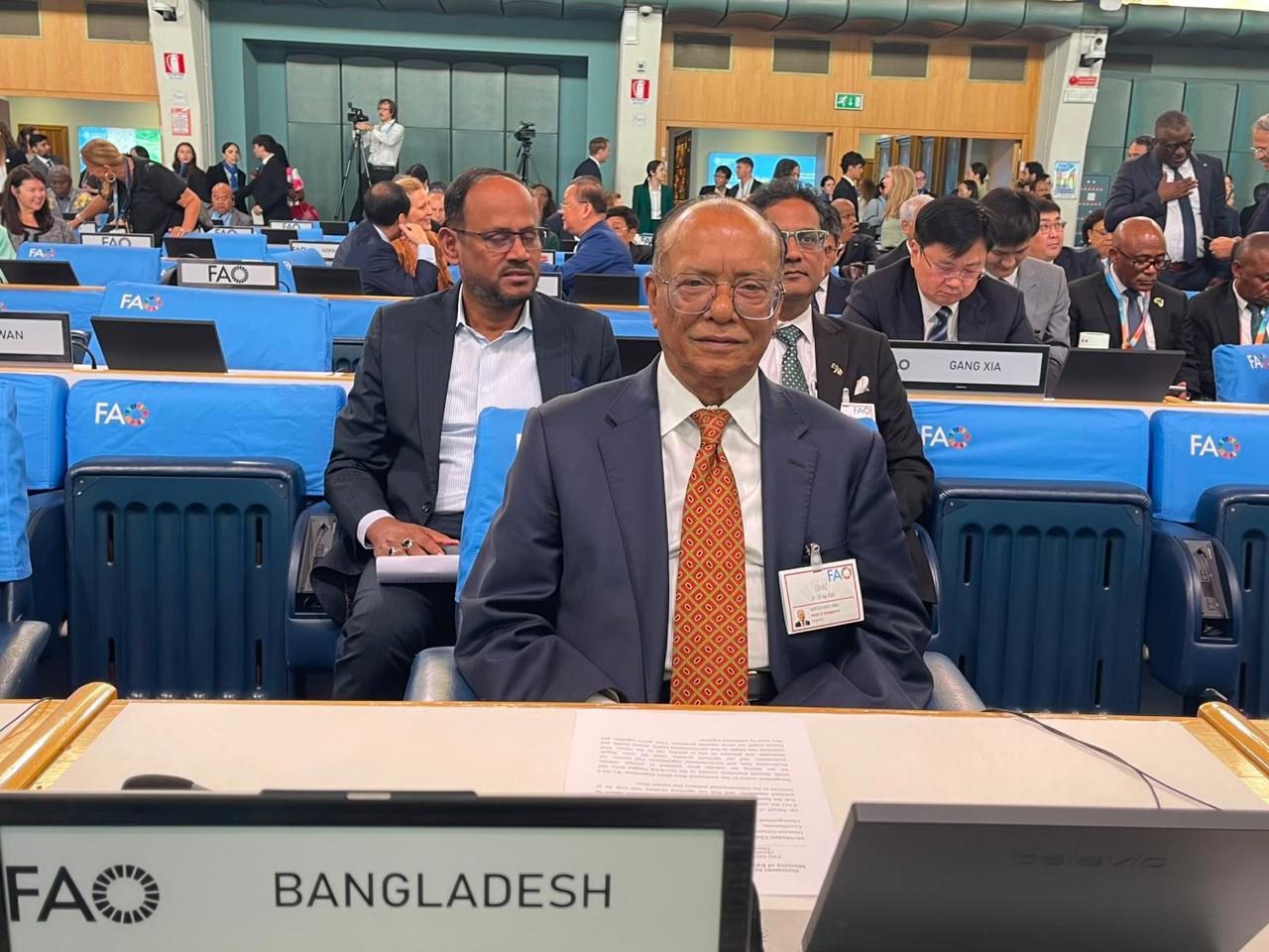 ইতালির রোমে এফএওর ওয়ান হেলথ বিষয়ক বৈশ্বিক সম্মেলনের উদ্বোধনী অধিবেশন