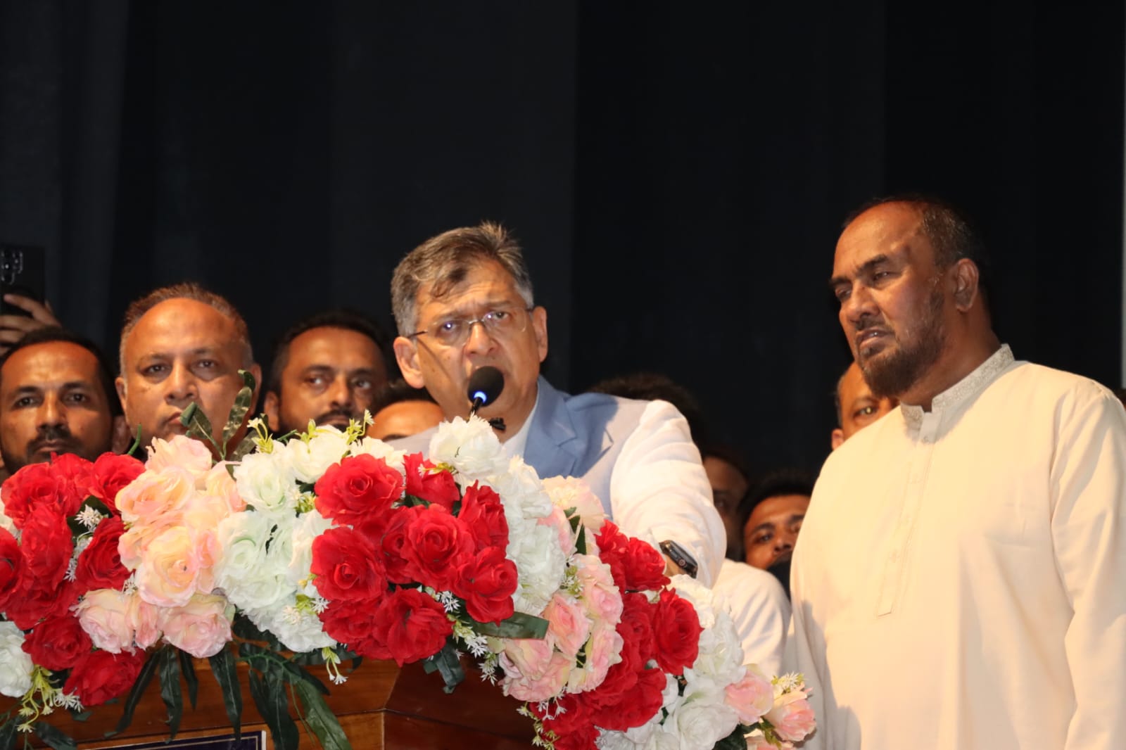 গণতন্ত্র ও জনকল্যাণে অঙ্গীকারবদ্ধ নতুন বাংলাদেশ গড়ার আহ্বান সালাহউদ্দিন আহমদের