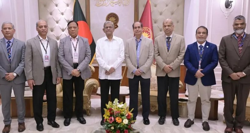 সাউথইস্ট বিশ্ববিদ্যালয়ের প্রতিনিধি দলের সঙ্গে বঙ্গভবনে রাষ্ট্রপতির সৌজন্য সাক্ষাৎ।