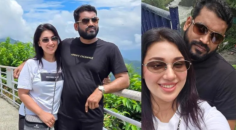 ‘প্রিয় বন্ধু’ ফেরদৌস হাসানের সঙ্গে অভিনেত্রী অপু বিশ্বাসের ছবি