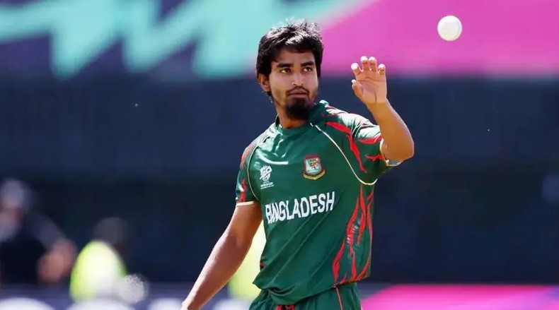 চোটের কারণে ডি থ্রি টুর্নামেন্টের নিলামে নাম তোলা হয়নি বাংলাদেশের পেসার তানজিম হাসান সাকিবের।