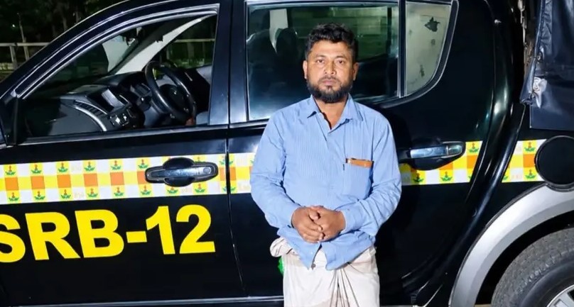 কুড়িগ্রামের রৌমারীতে ইজিবাইকের পাঁচ যাত্রী নিহতের ঘটনায় গ্রেপ্তার ট্রাকচালক লুৎফর রহমান।