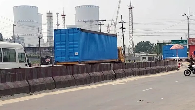 কঠোর নিরাপত্তায় রূপপুর পারমাণবিক বিদ্যুৎকেন্দ্রে ইউরেনিয়ামবাহী লরি
