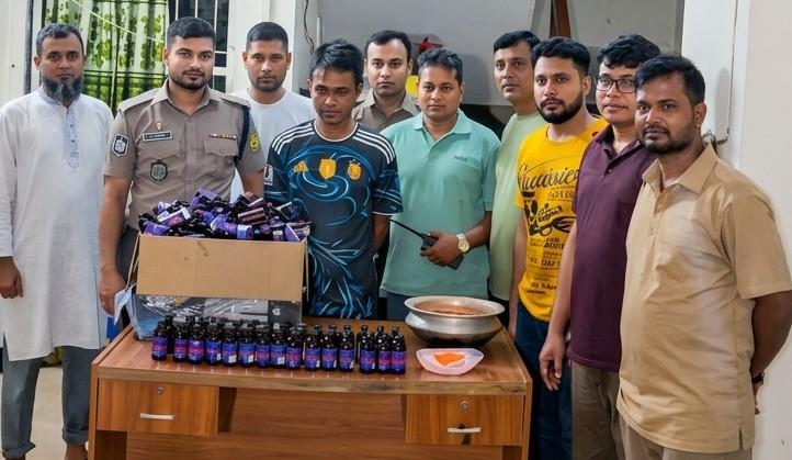 খিলক্ষেতে ইয়াবা তৈরির কারখানায় পুলিশের হানা, মাদকসহ মেশিন-কাঁচামাল উদ্ধার,আটক ১