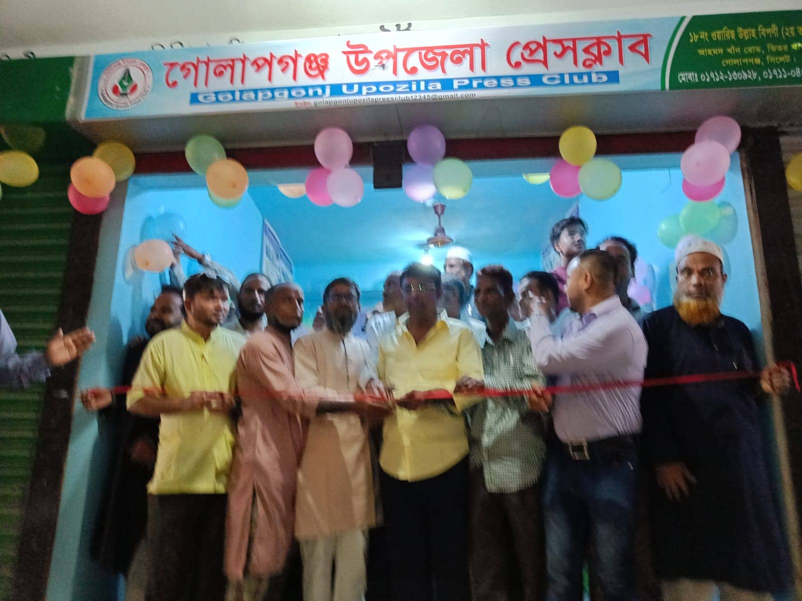 গোলাপগঞ্জে  উপজেলা প্রেসক্লাবের কার্যালয় উদ্বোধন  